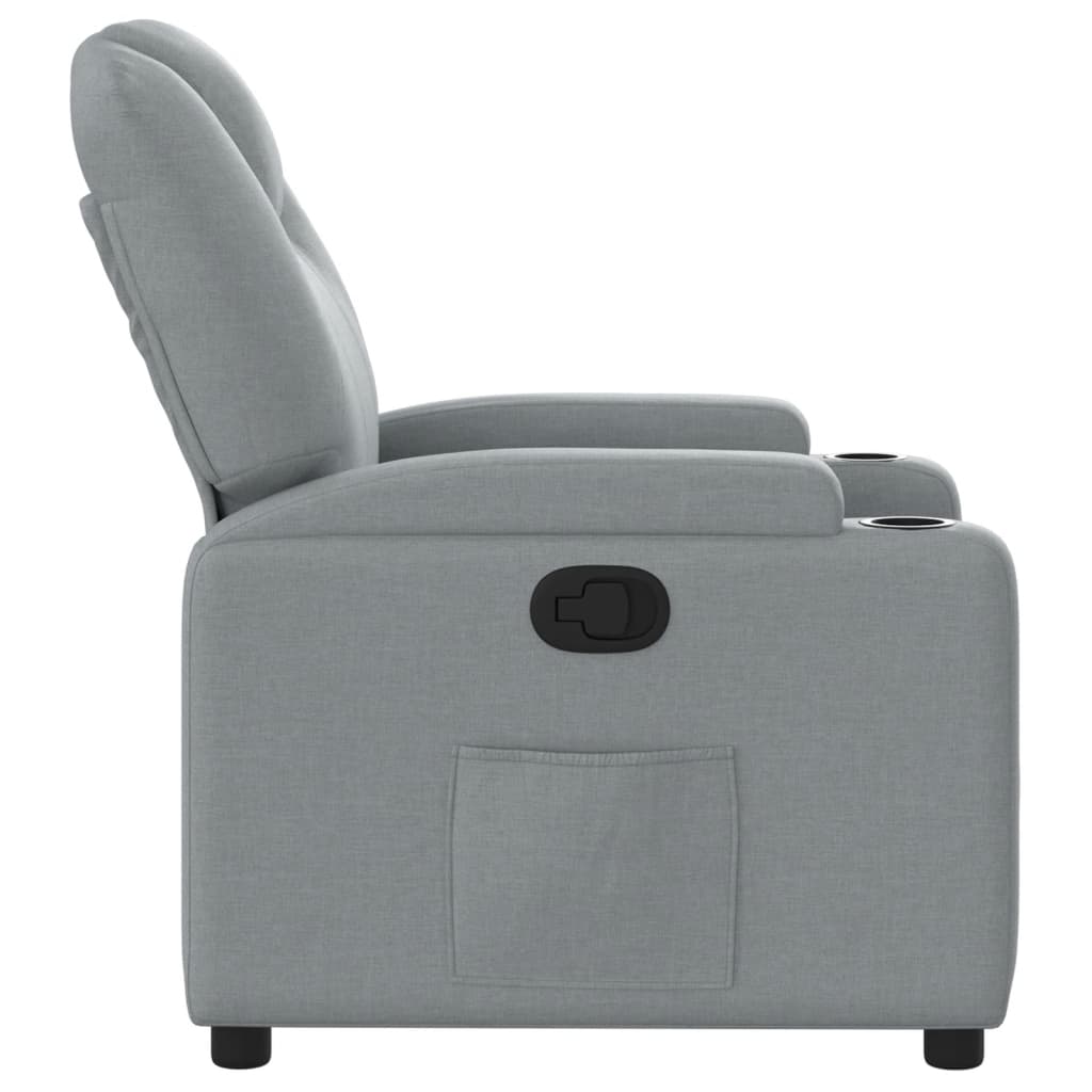 világosszürke szövet relaxfotel