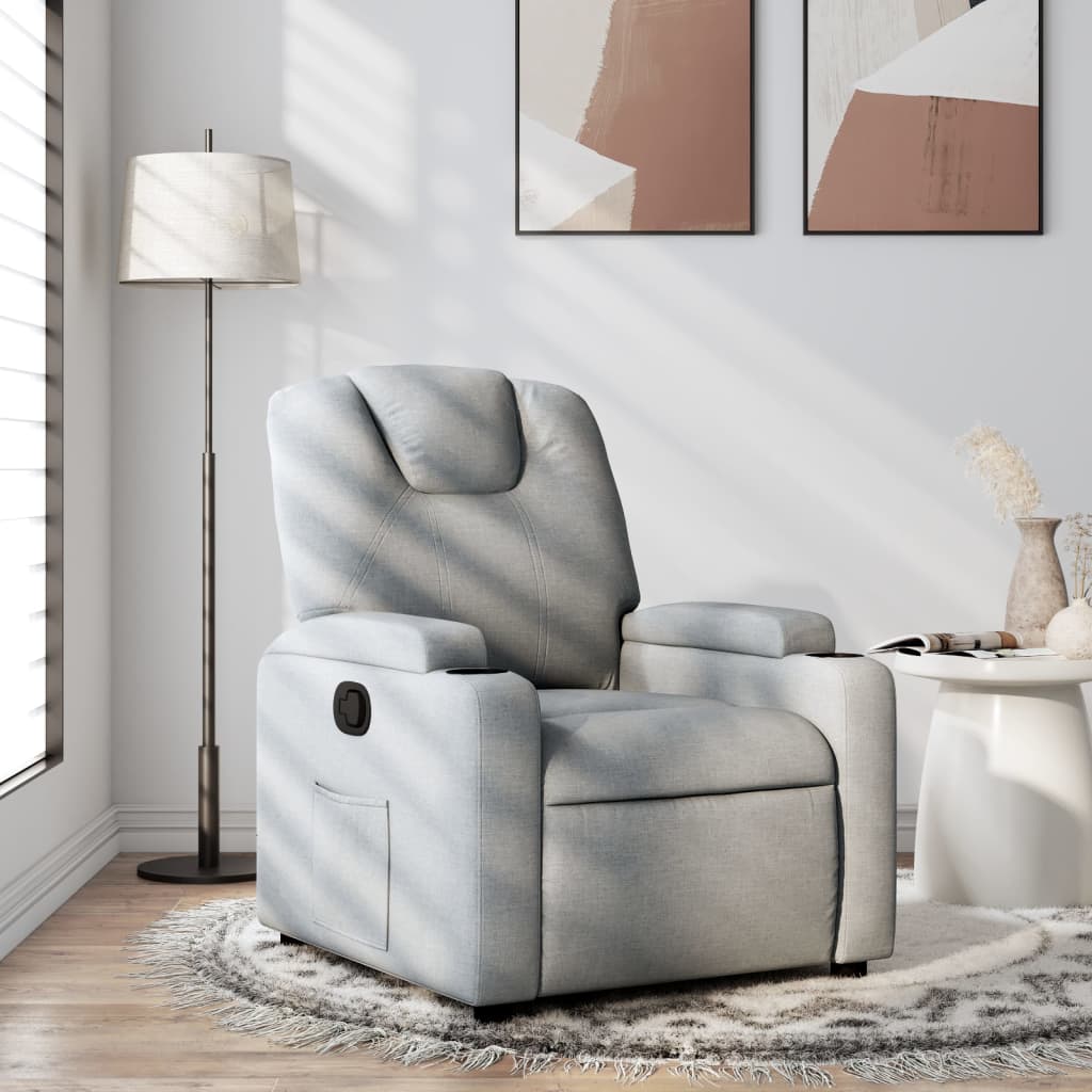világosszürke szövet relaxfotel