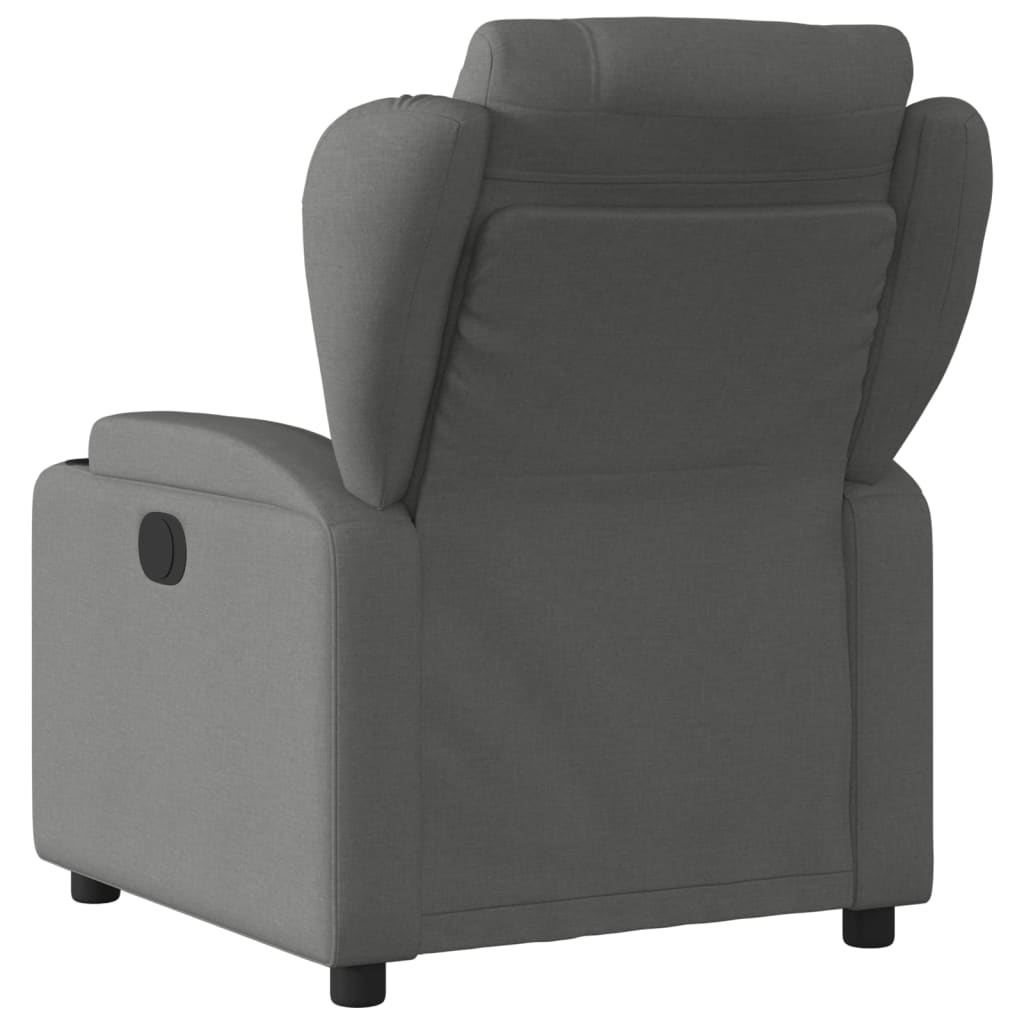 sötétszürke szövet relaxfotel