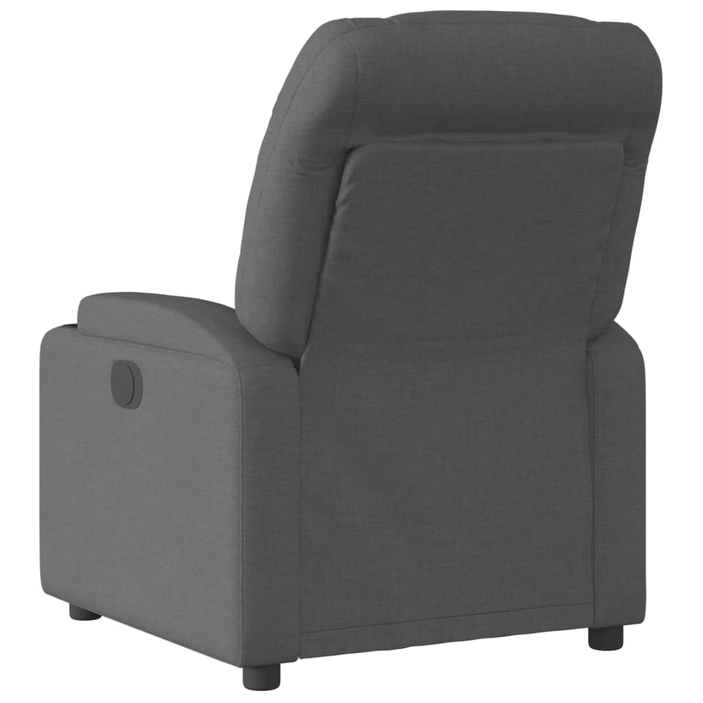 sötétszürke szövet relaxfotel
