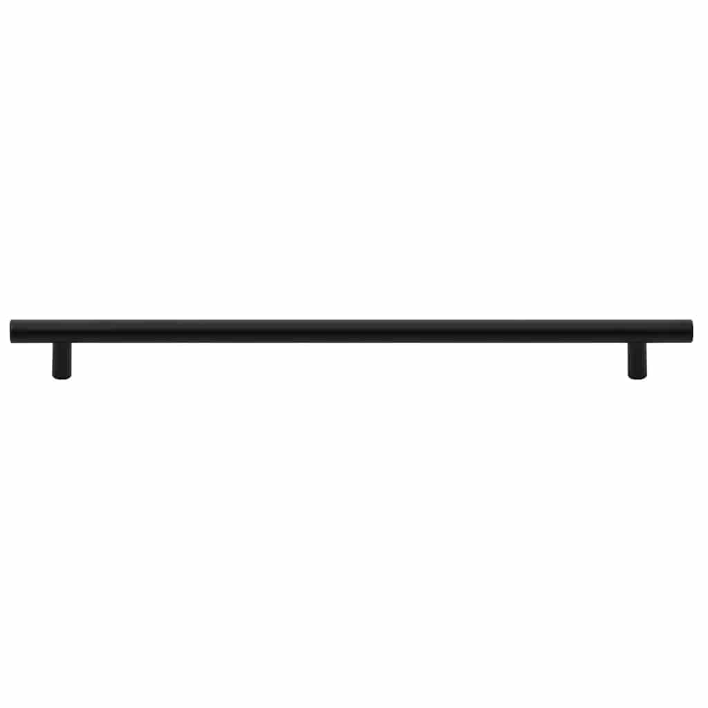 5 db fekete rozsdamentes acél szekrényfogantyú 480 mm