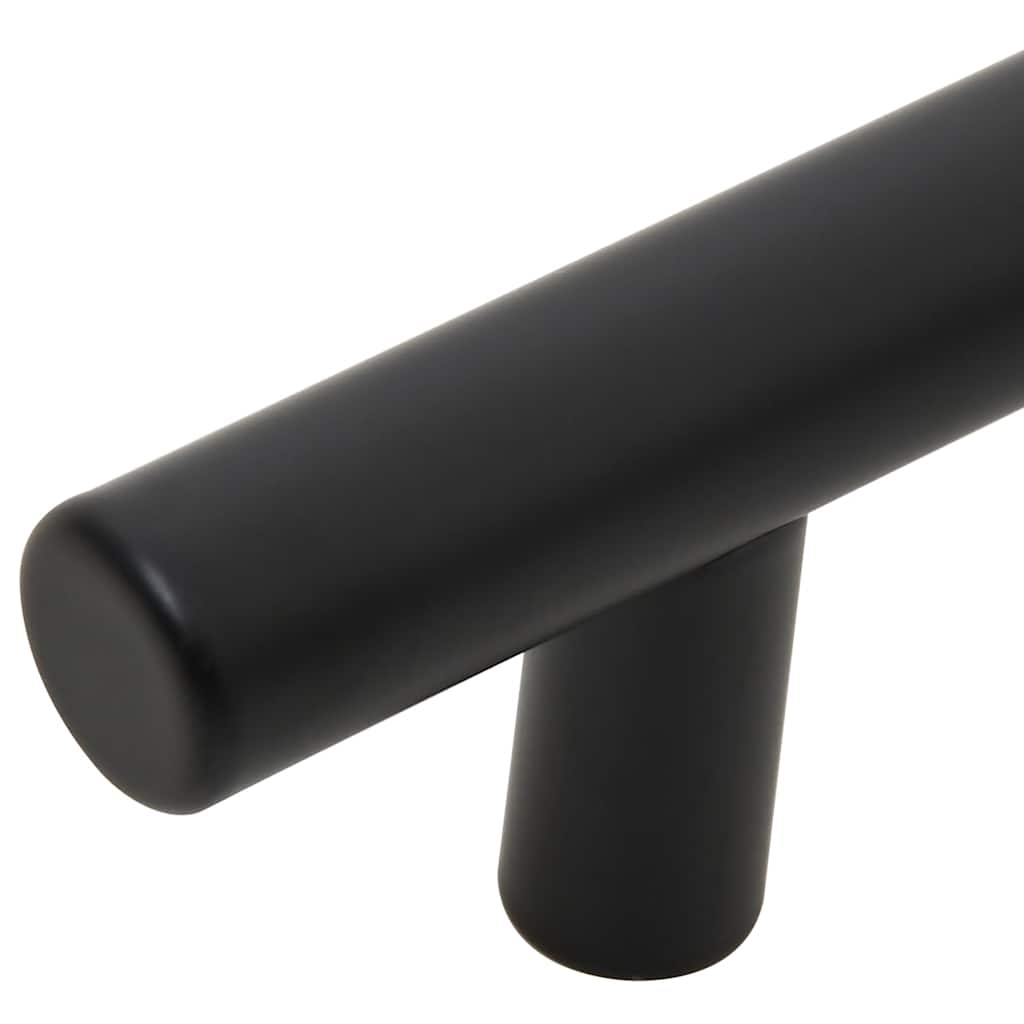 5 db fekete rozsdamentes acél szekrényfogantyú 480 mm