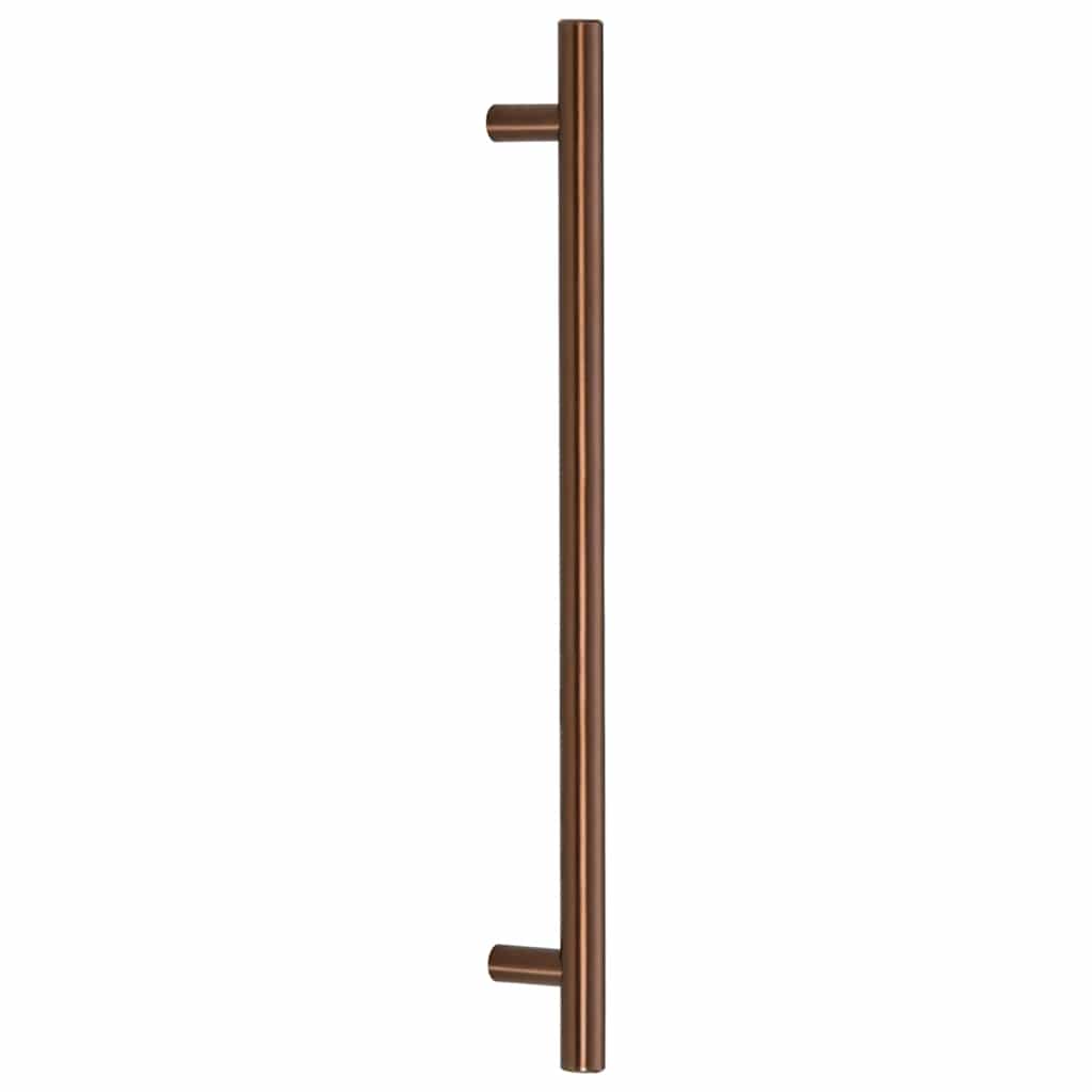 5 db fekete rozsdamentes acél szekrényfogantyú 224 mm