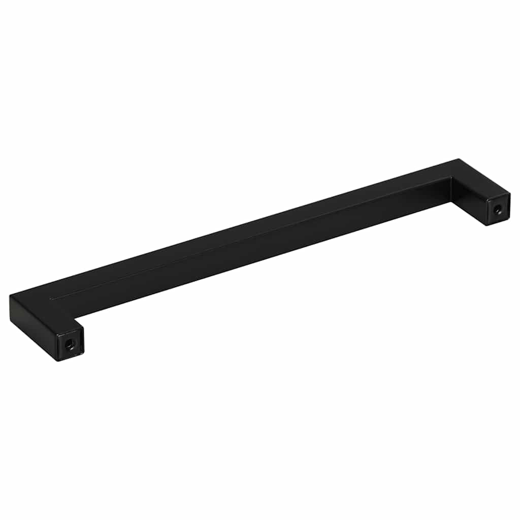 5 db fekete rozsdamentes acél szekrényfogantyú 192 mm