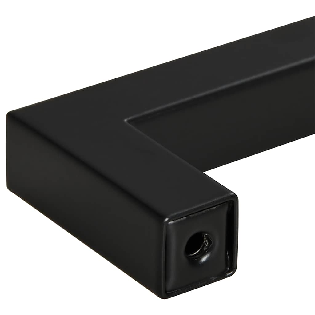 5 db fekete rozsdamentes acél szekrényfogantyú 192 mm