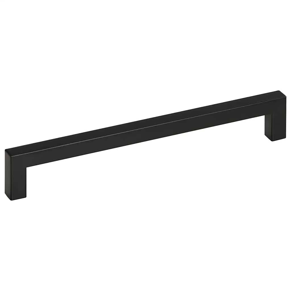 5 db fekete rozsdamentes acél szekrényfogantyú 224 mm