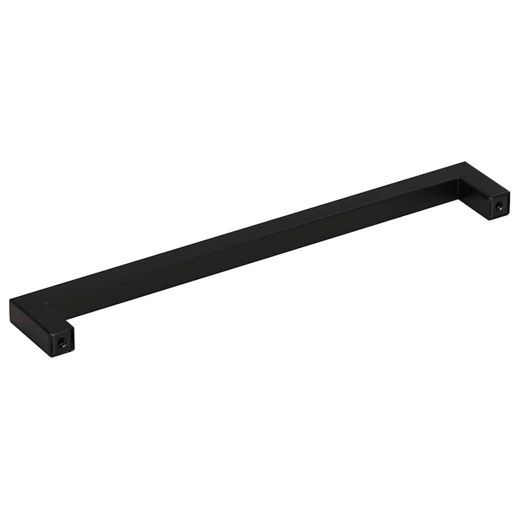 5 db fekete rozsdamentes acél szekrényfogantyú 224 mm