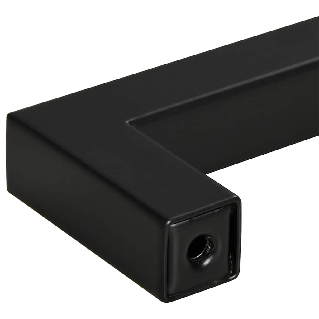 5 db fekete rozsdamentes acél szekrényfogantyú 320 mm