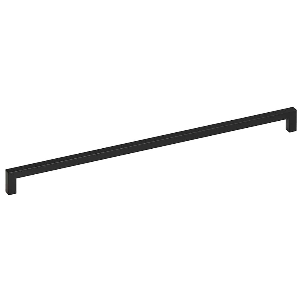 5 db fekete rozsdamentes acél szekrényfogantyú 480 mm