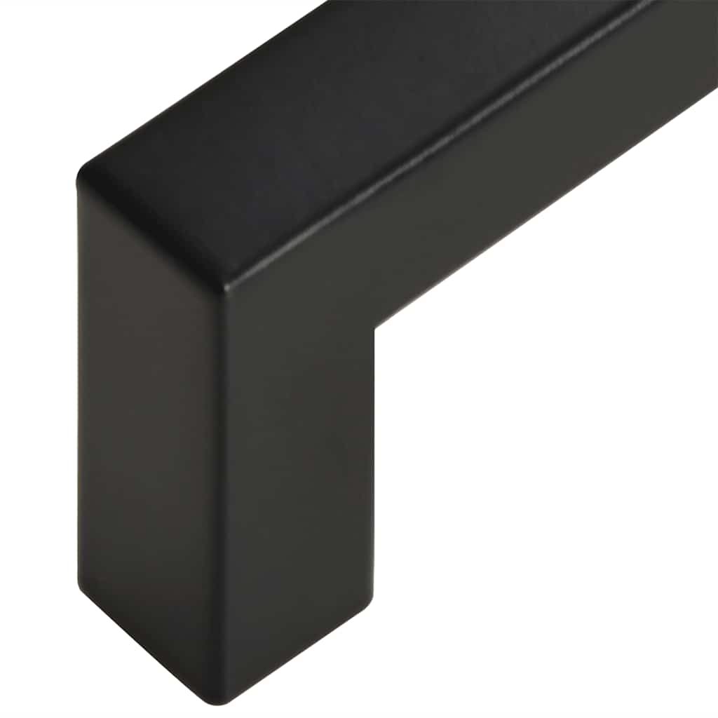 5 db fekete rozsdamentes acél szekrényfogantyú 480 mm