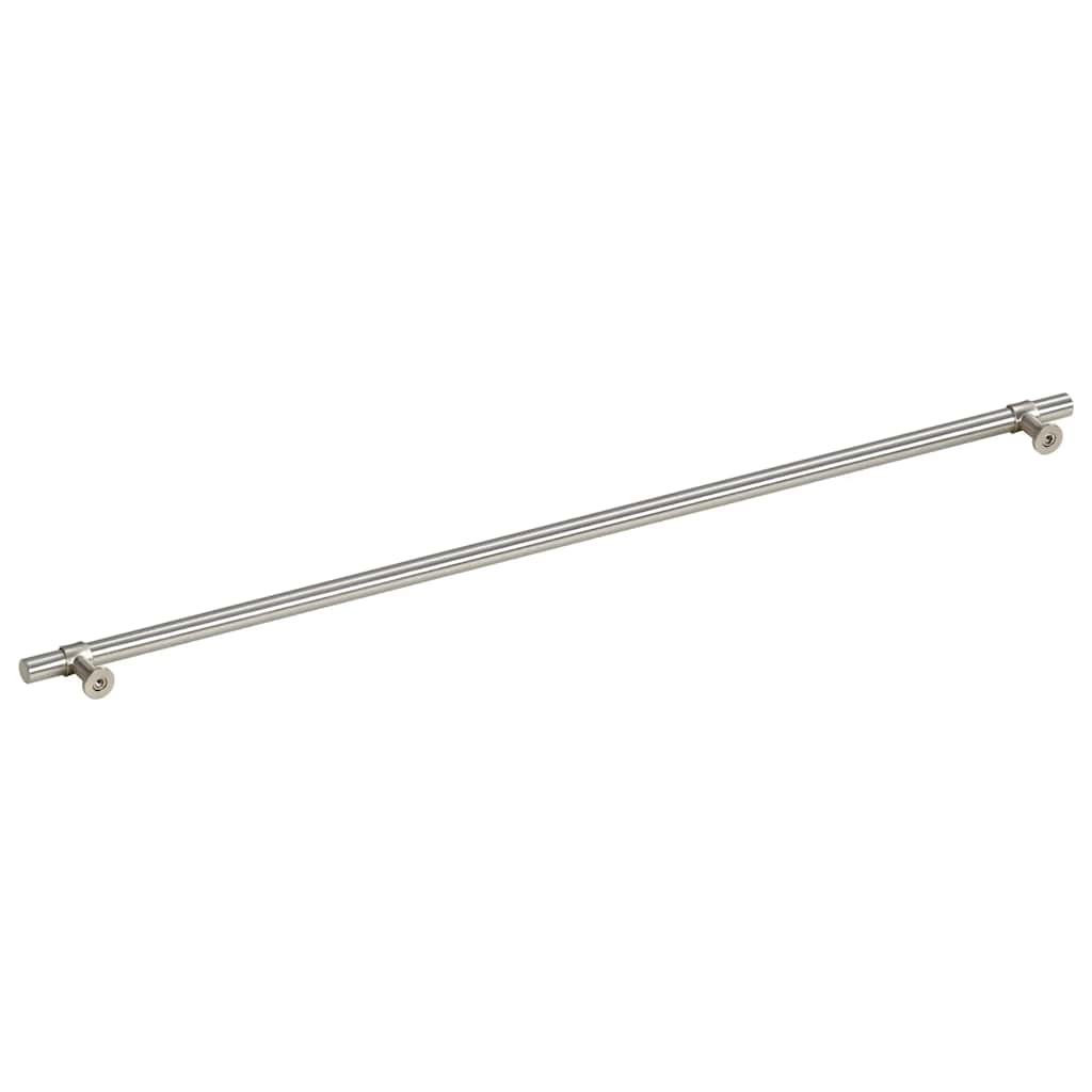 5 db ezüst rozsdamentes acél szekrényfogantyú 480 mm