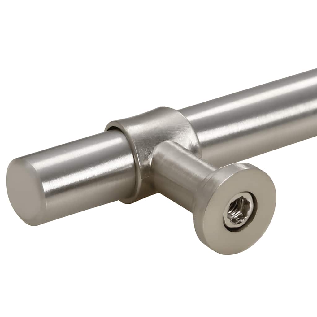 5 db ezüst rozsdamentes acél szekrényfogantyú 480 mm