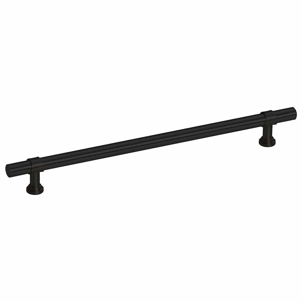 5 db fekete rozsdamentes acél szekrényfogantyú 192 mm