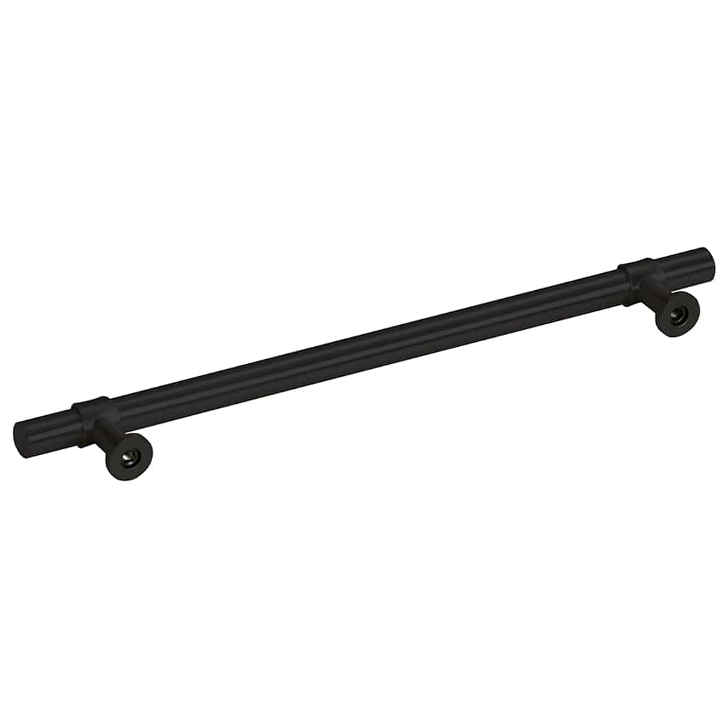 5 db fekete rozsdamentes acél szekrényfogantyú 192 mm