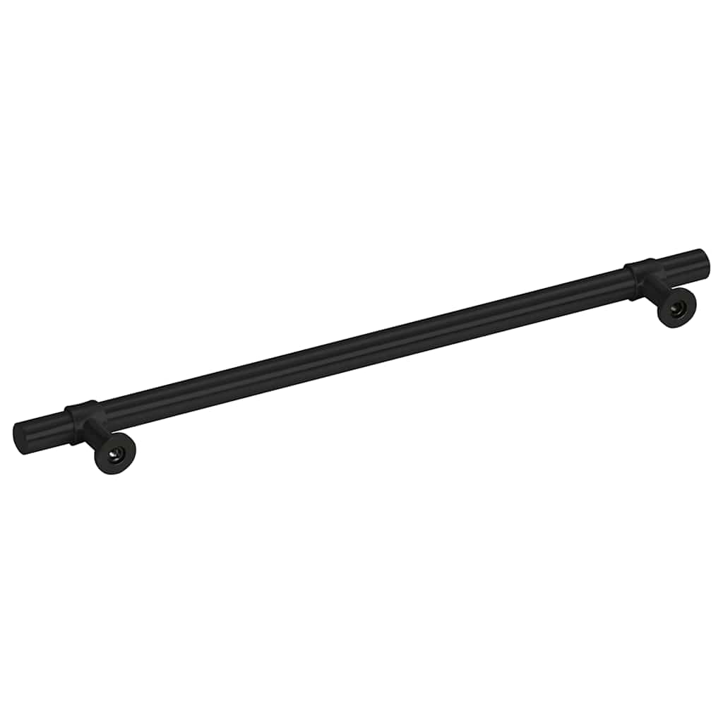 5 db fekete rozsdamentes acél szekrényfogantyú 224 mm