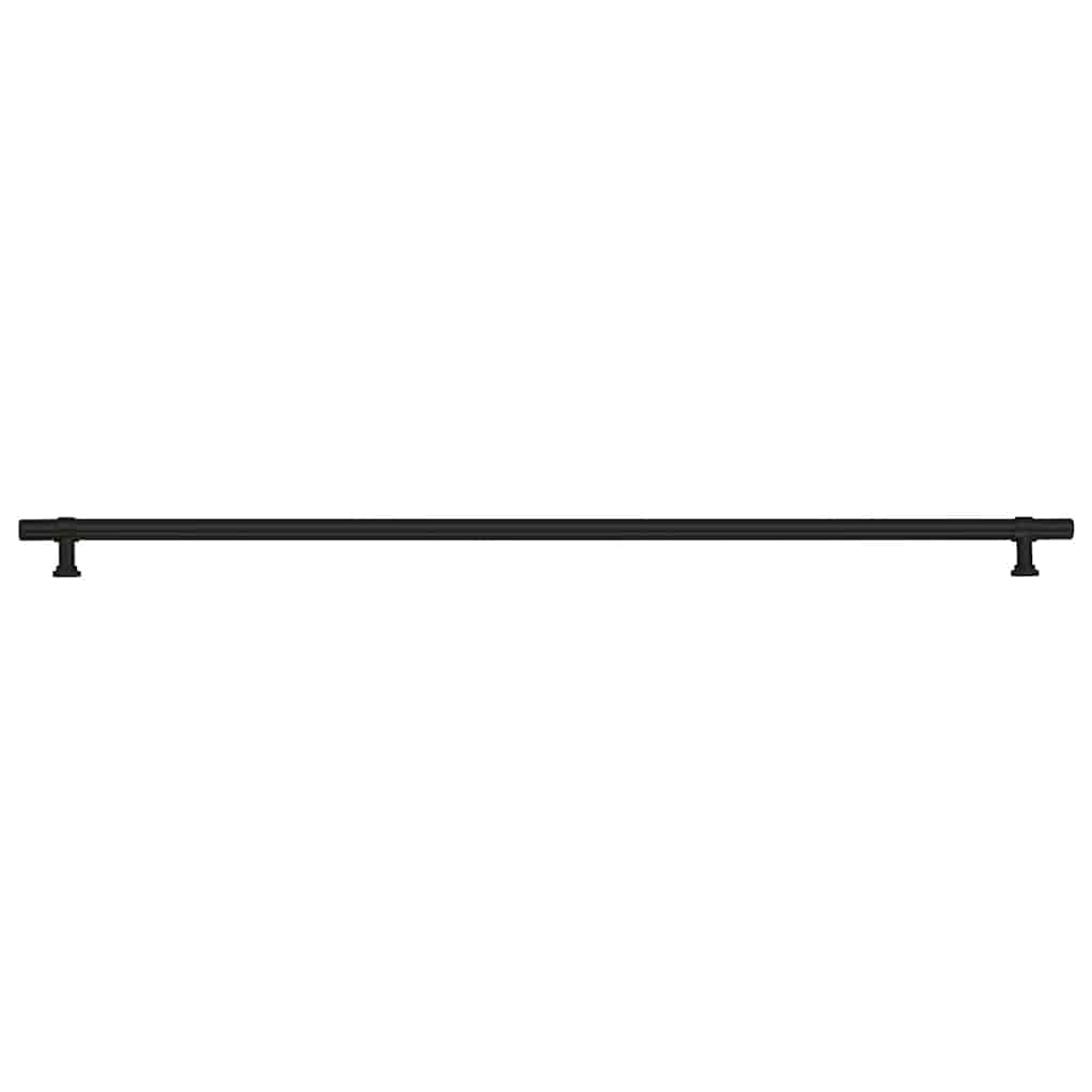 5 db fekete rozsdamentes acél szekrényfogantyú 480 mm