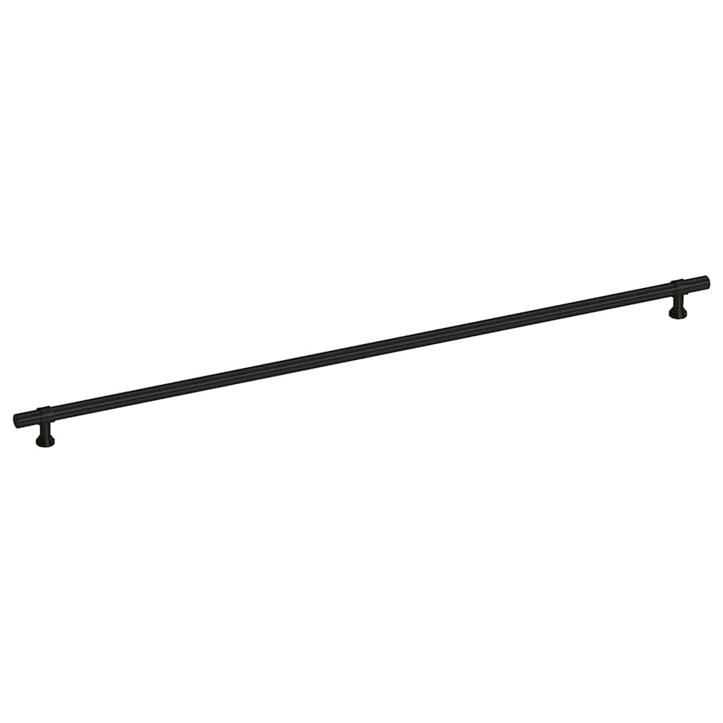 5 db fekete rozsdamentes acél szekrényfogantyú 480 mm
