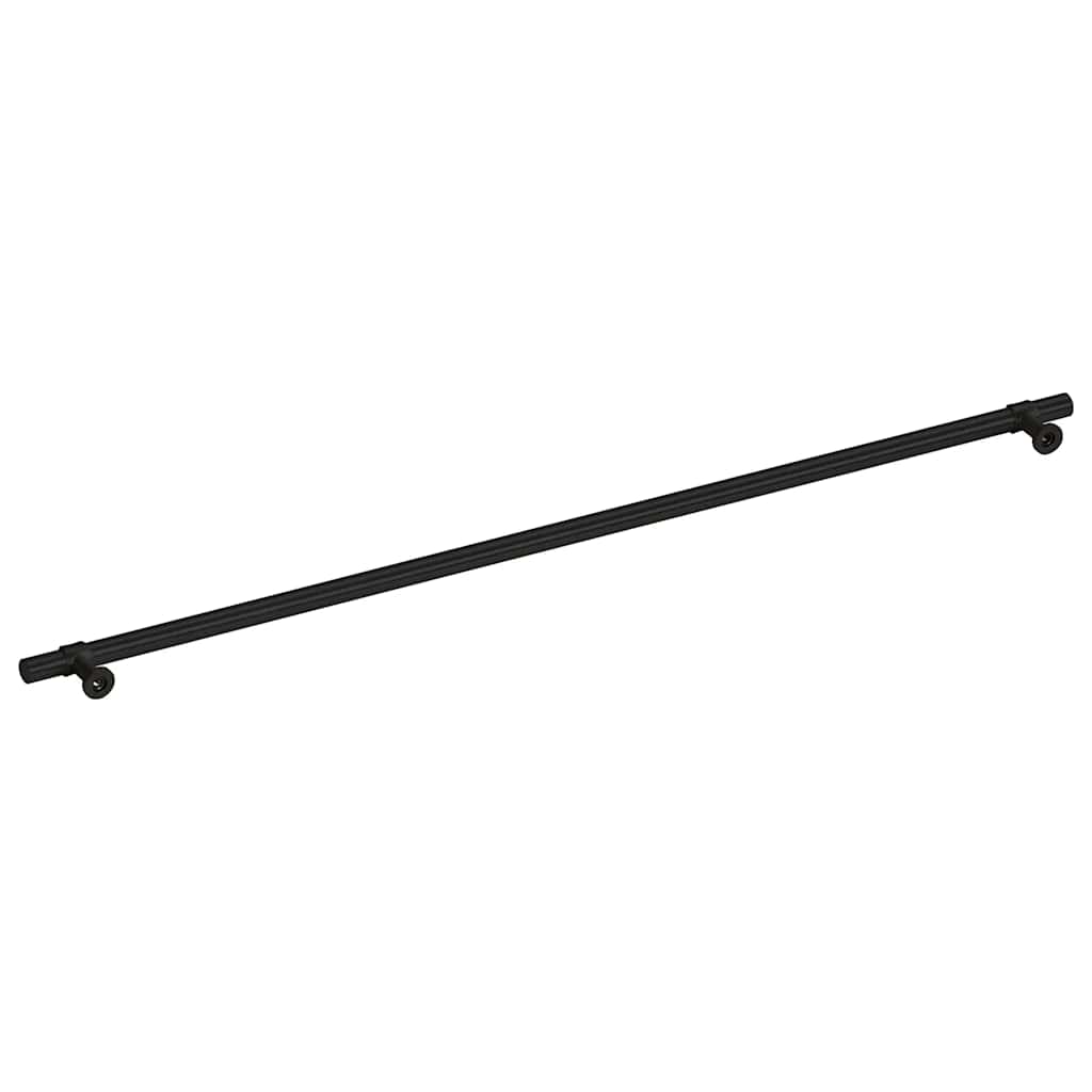 5 db fekete rozsdamentes acél szekrényfogantyú 480 mm