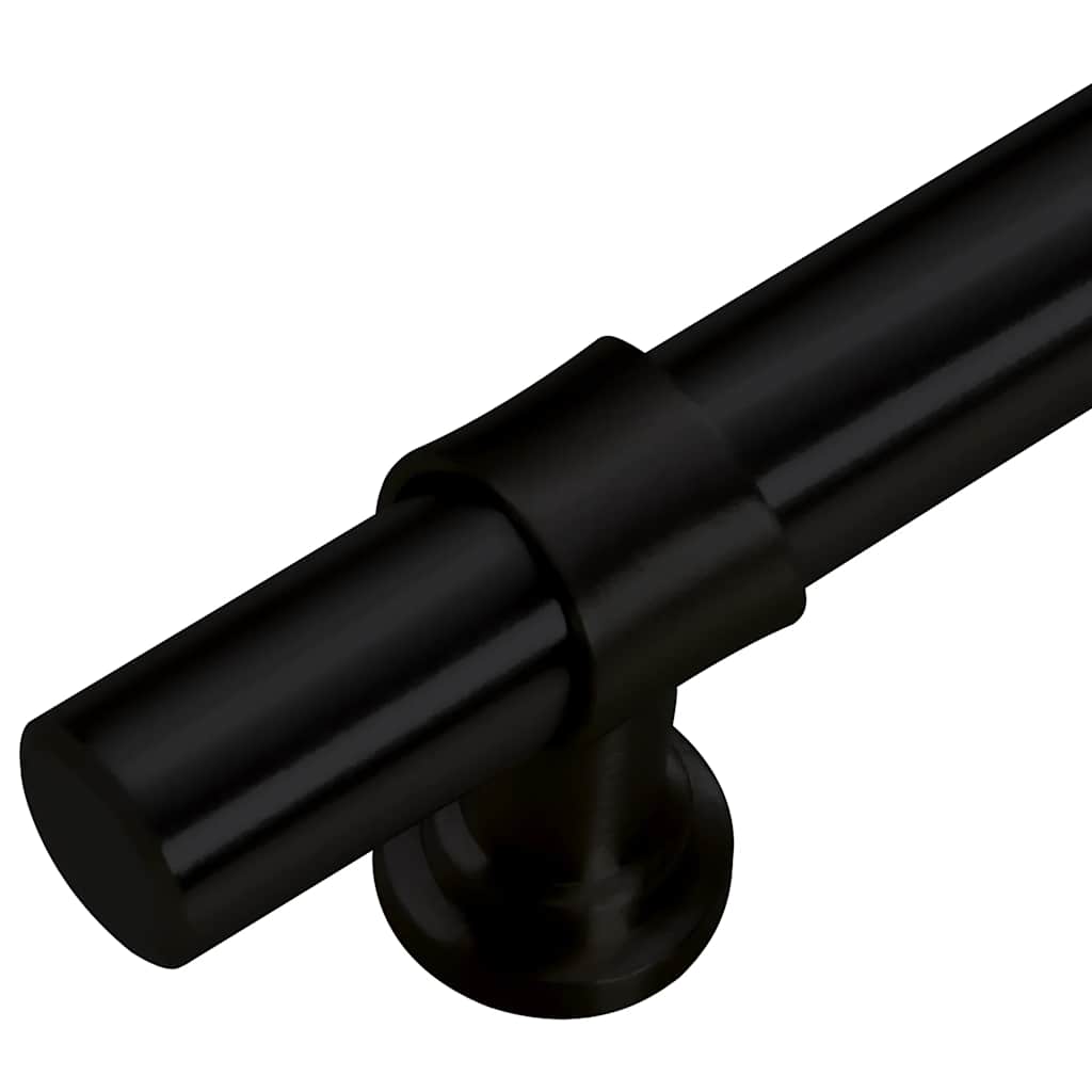 5 db fekete rozsdamentes acél szekrényfogantyú 480 mm