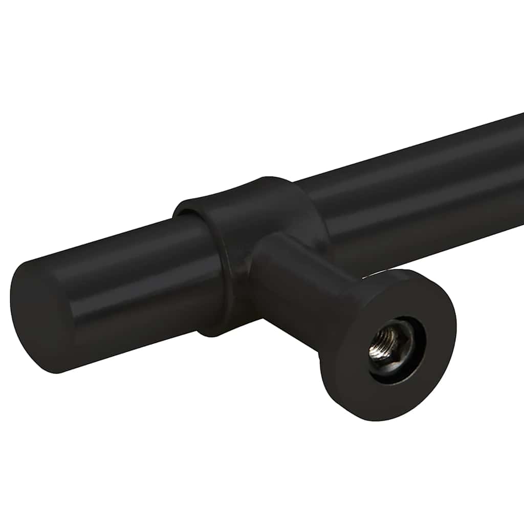 5 db fekete rozsdamentes acél szekrényfogantyú 480 mm