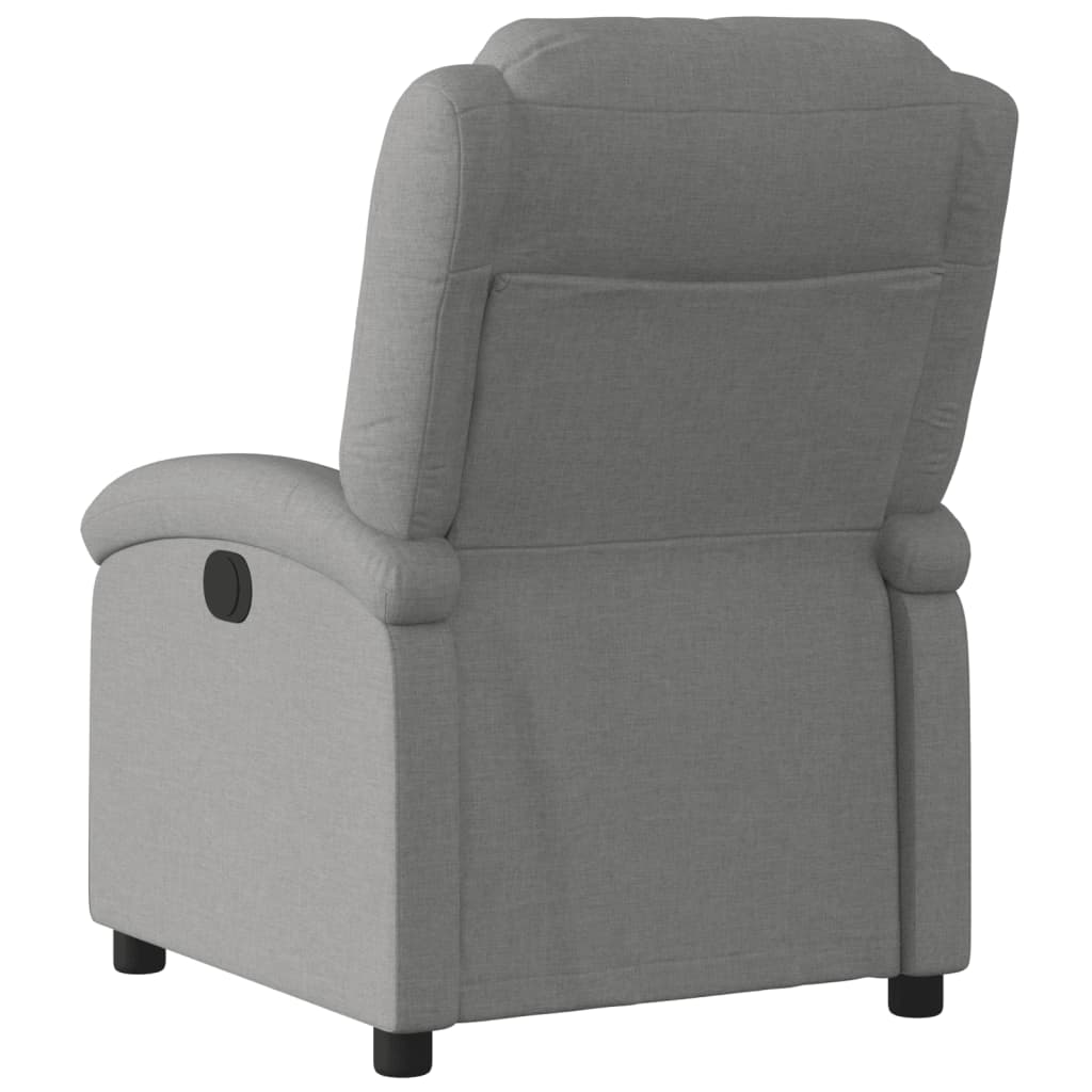 sötétszürke szövet relaxfotel