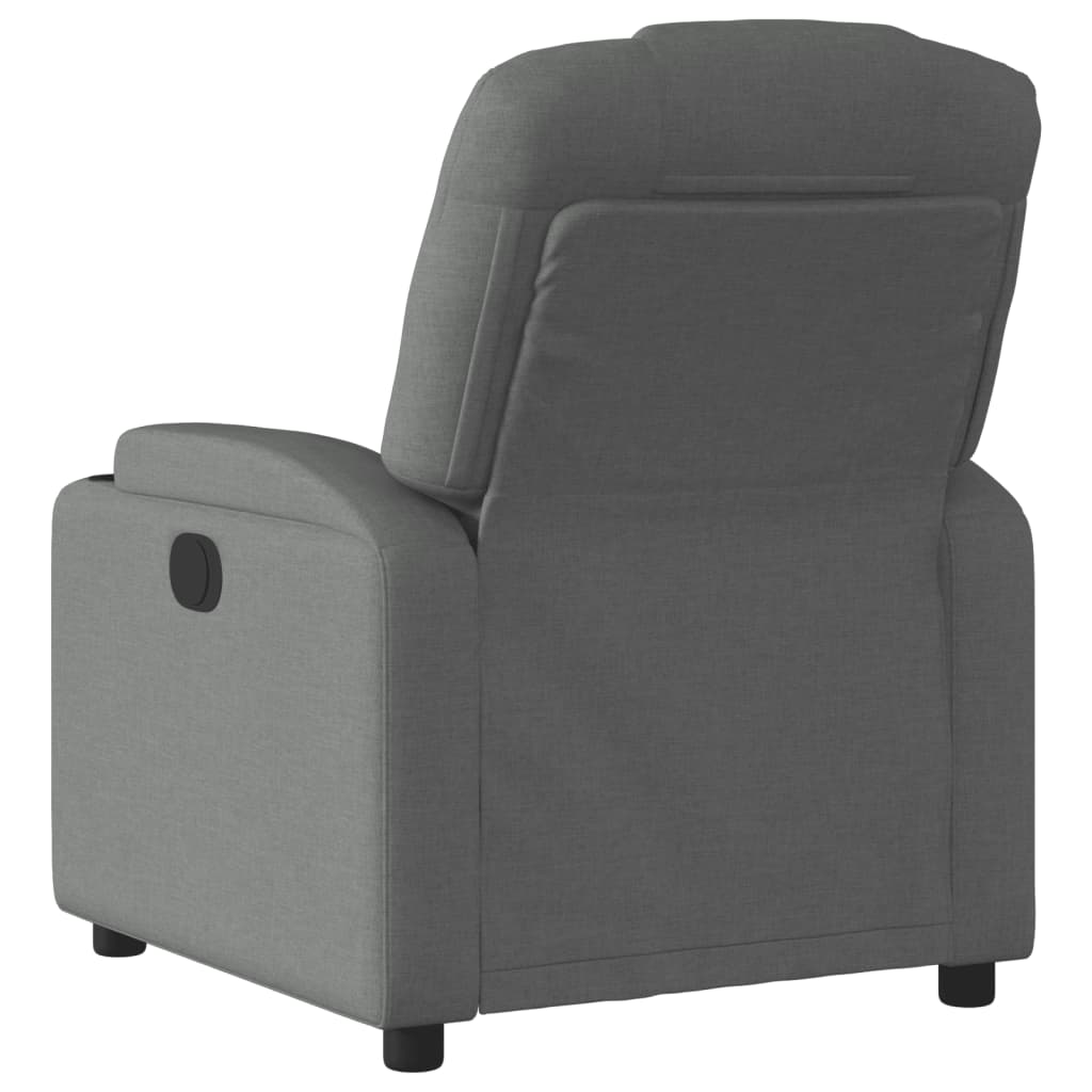 sötétszürke szövet relaxfotel