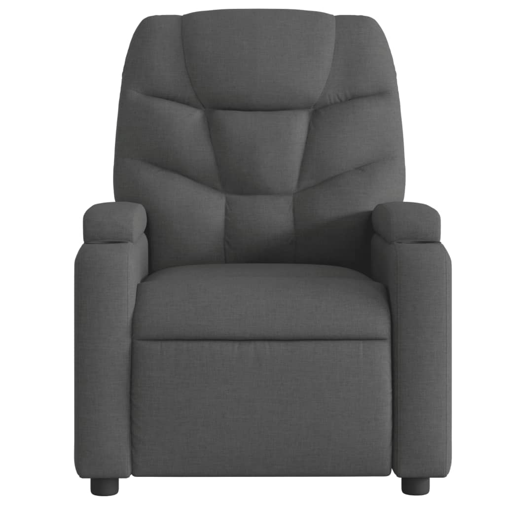 sötétszürke szövet relaxfotel