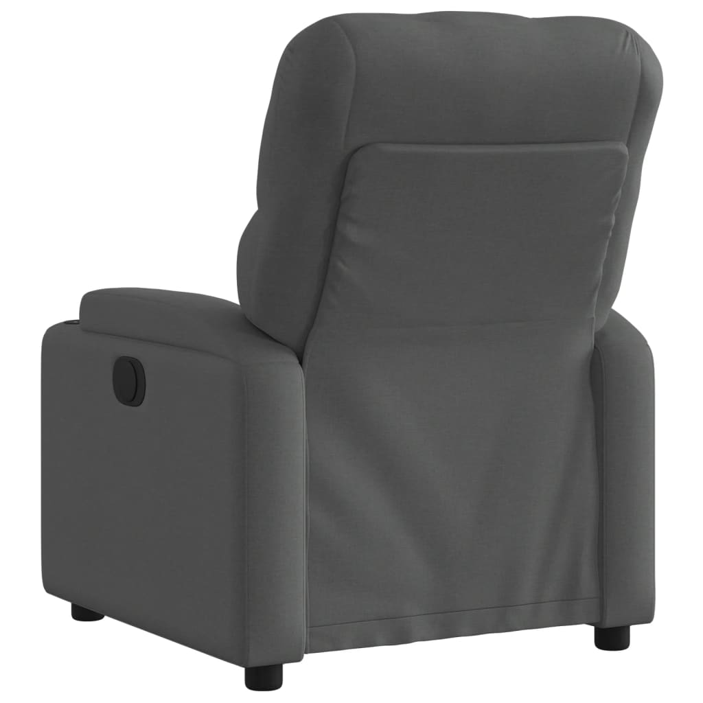 sötétszürke szövet relaxfotel