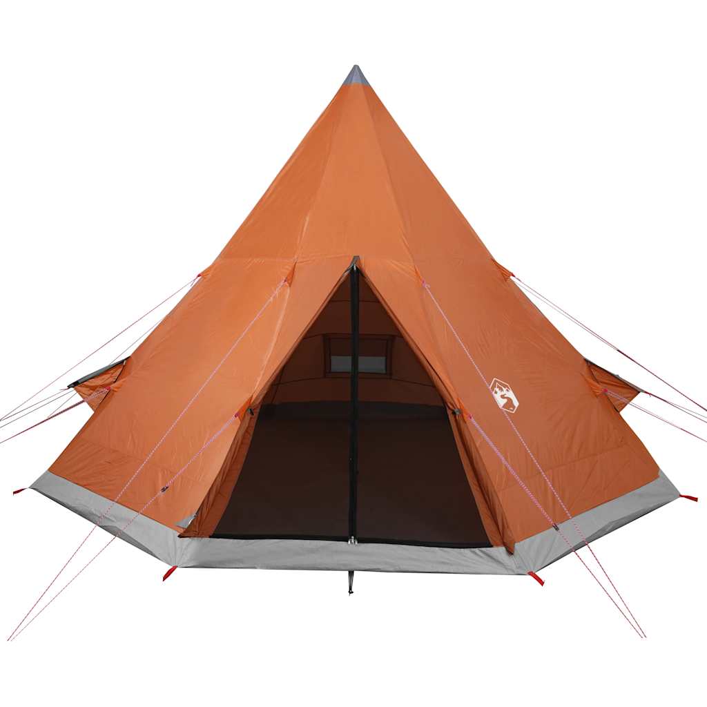 4 személyes narancssárga vízálló tipi kempingsátor