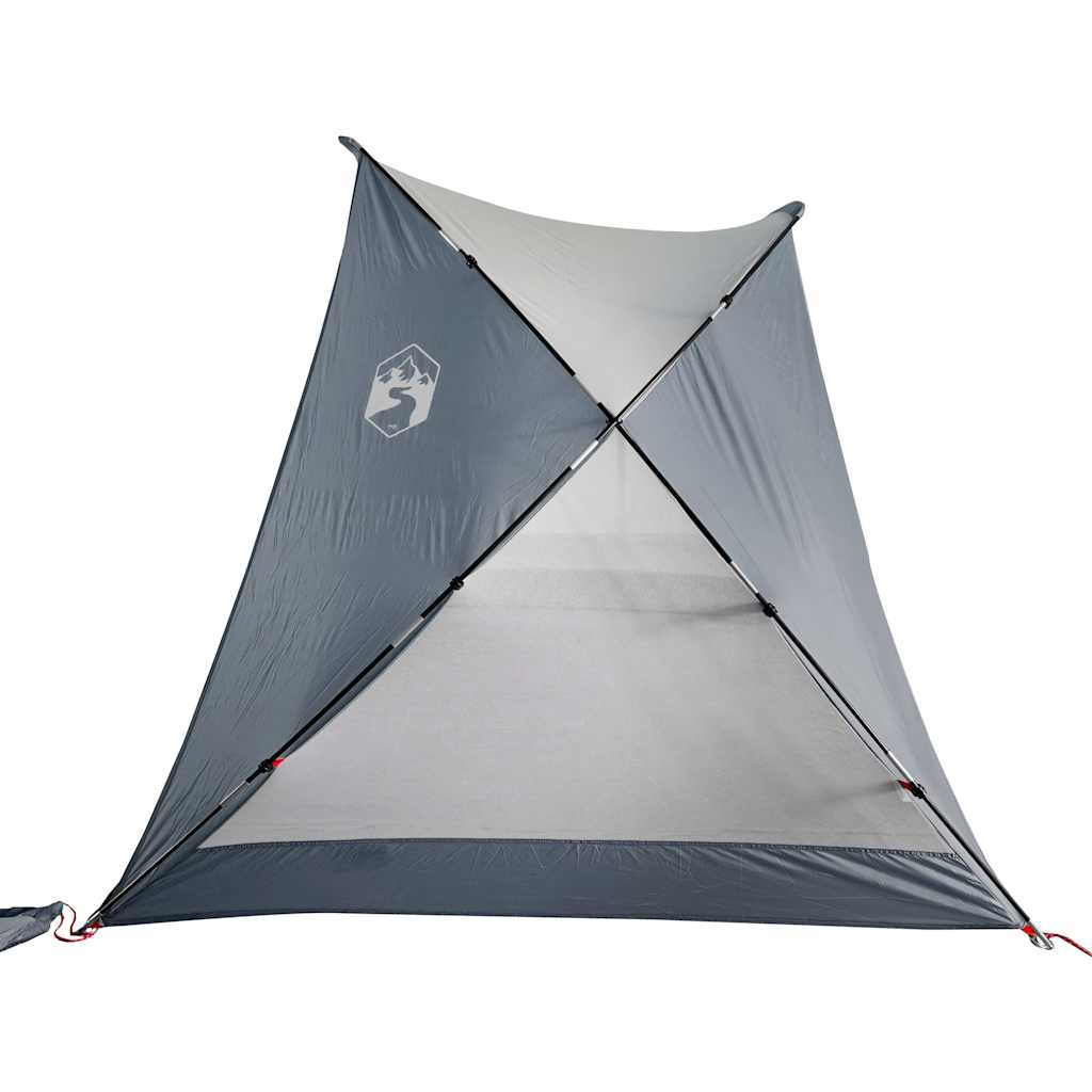 szürke 185T poliészter strandsátor 274 x 178 x 170/148 cm