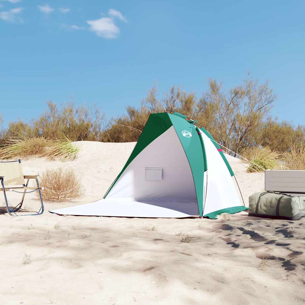 tengerzöld 185T poliészter strandsátor 268 x 223 x 125 cm