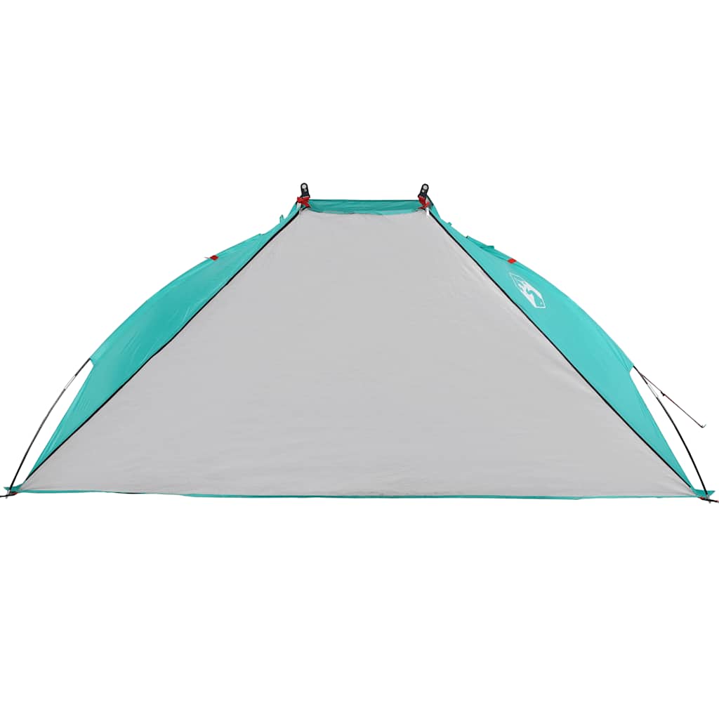 tengerzöld 185T poliészter strandsátor 268 x 223 x 125 cm