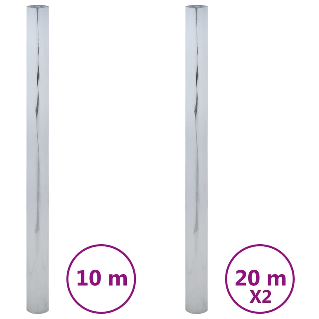3 db ezüst PVC fényvisszaverő statikus napsugárzás elleni fólia
