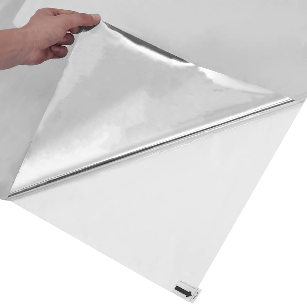 3 db ezüst PVC fényvisszaverő statikus napsugárzás elleni fólia