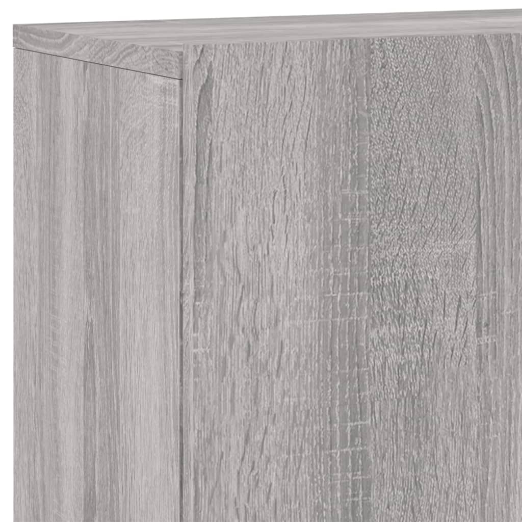 szürke sonoma színű falra szerelhető TV-szekrény 100x30x41 cm