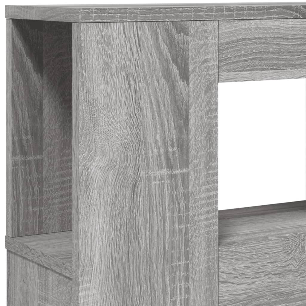 szürke sonoma szerelt fa LED-es fejtámla 200 x 18,5 x 103,5 cm