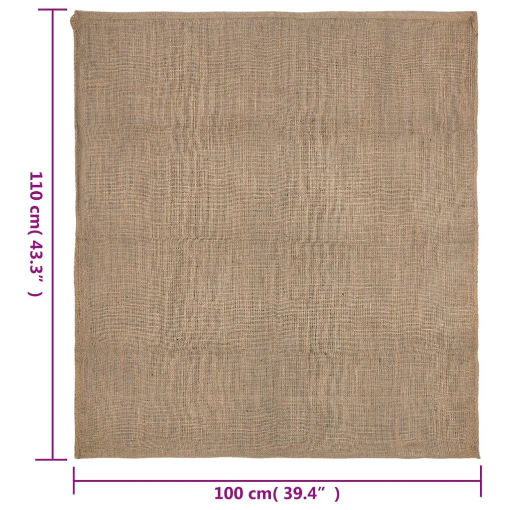 10 db jutazsák 100 x 110 cm 100% juta 220 gsm