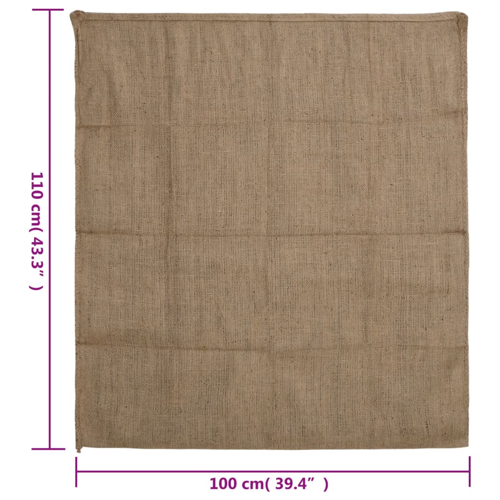 10 db jutazsák 100 x 110 cm 100% juta 340 gsm