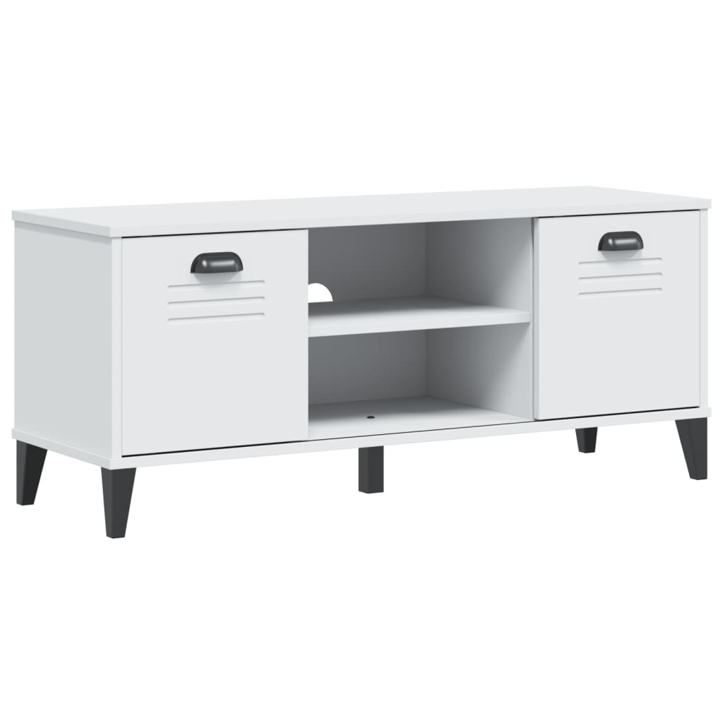 VIKEN fehér tömör fenyőfa cipőtároló pad 106 x 35 x 45 cm