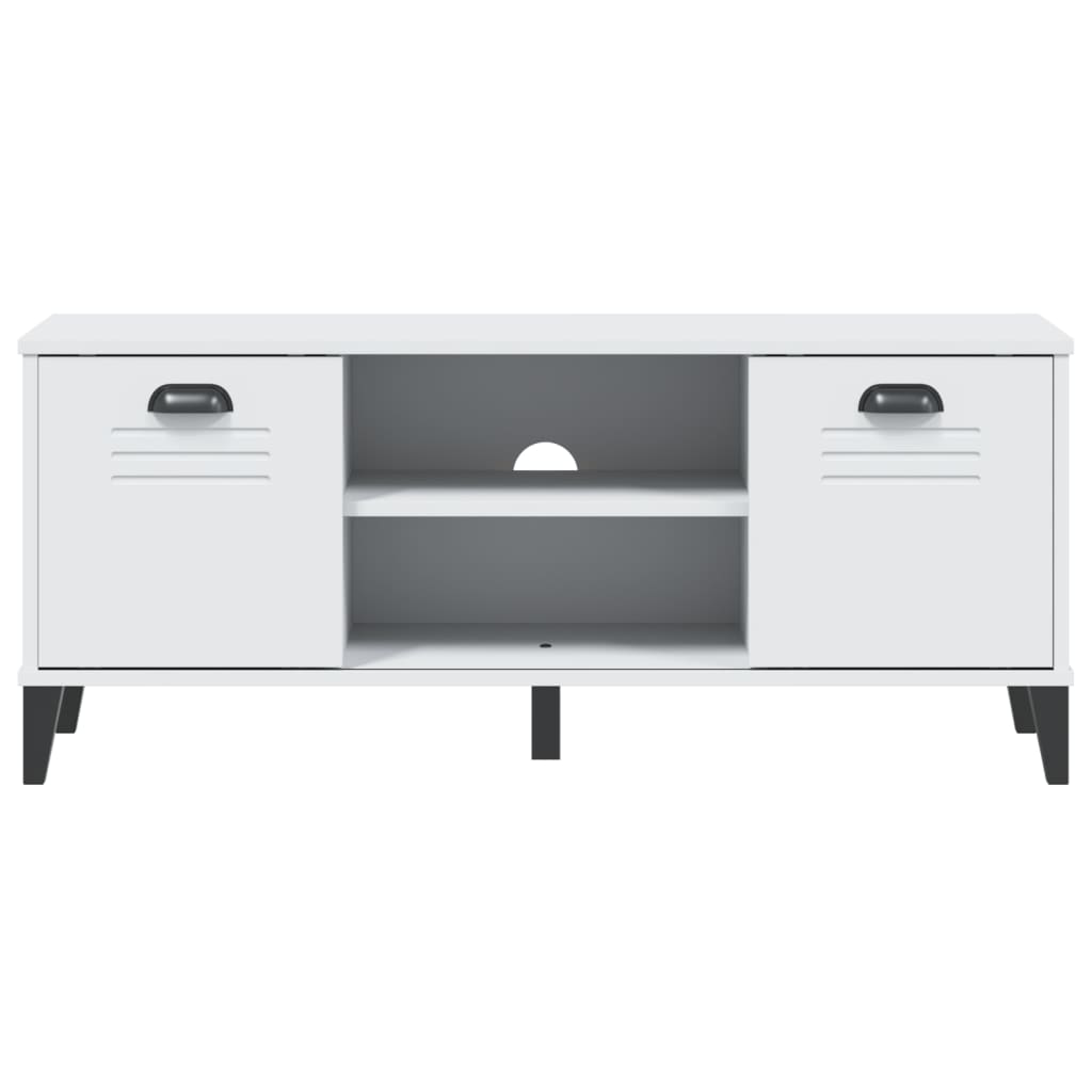 VIKEN fehér tömör fenyőfa cipőtároló pad 106 x 35 x 45 cm
