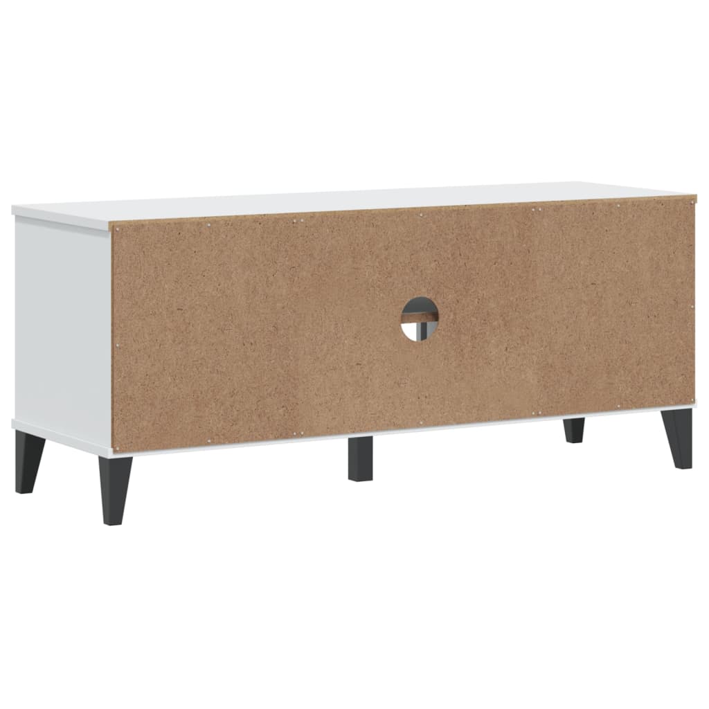 VIKEN fehér tömör fenyőfa cipőtároló pad 106 x 35 x 45 cm