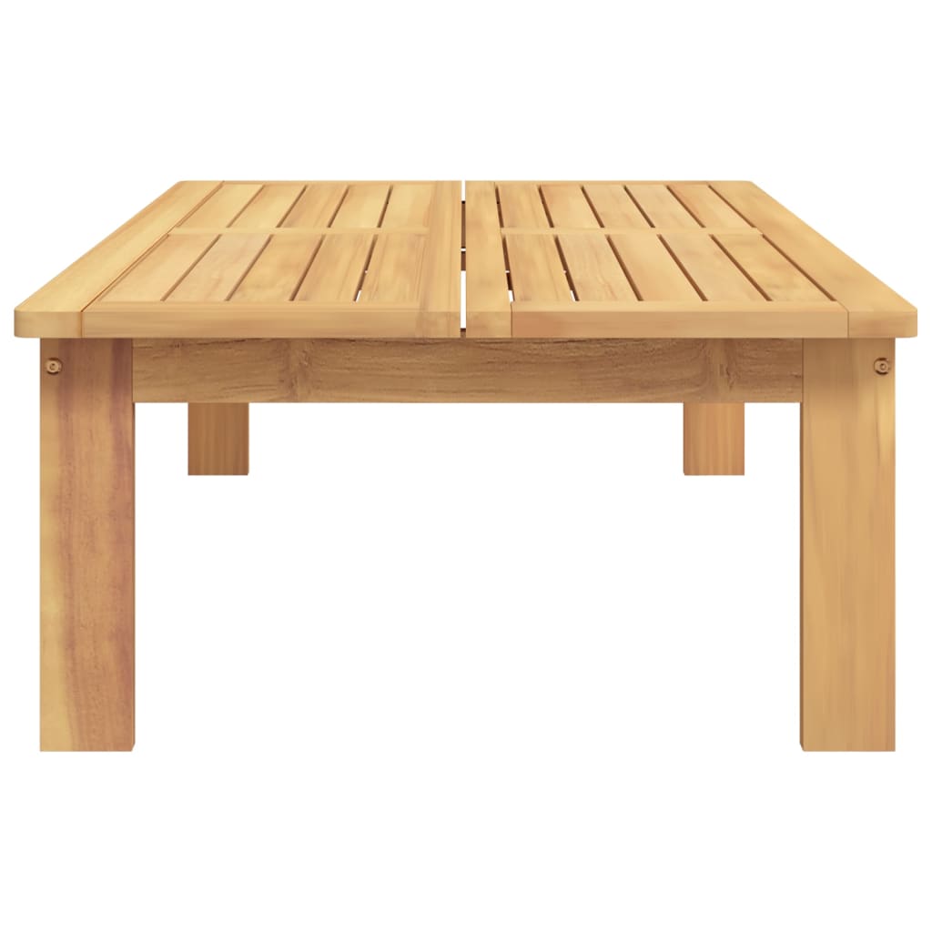 tömör akácfa kerti asztal 100 x 60 x 30 cm