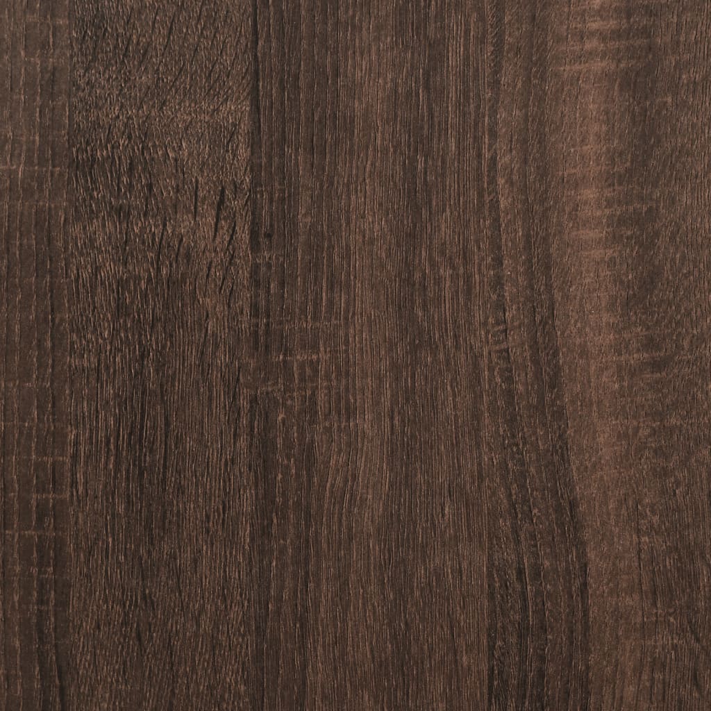 barna tölgyszínű szerelt fa mosógéppolc 67 x 25 x 163 cm