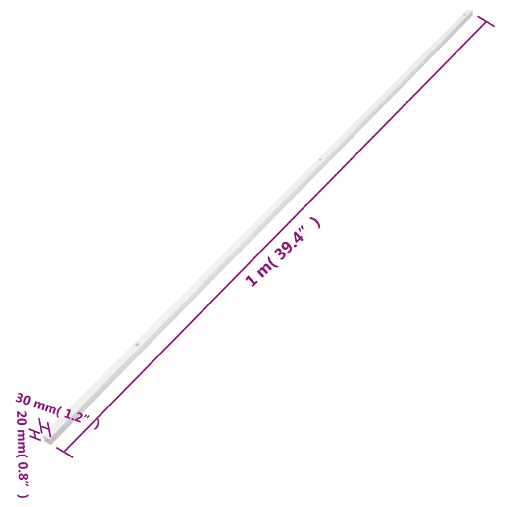 PVC kábelcsatornák 30 x 20 mm 10 m