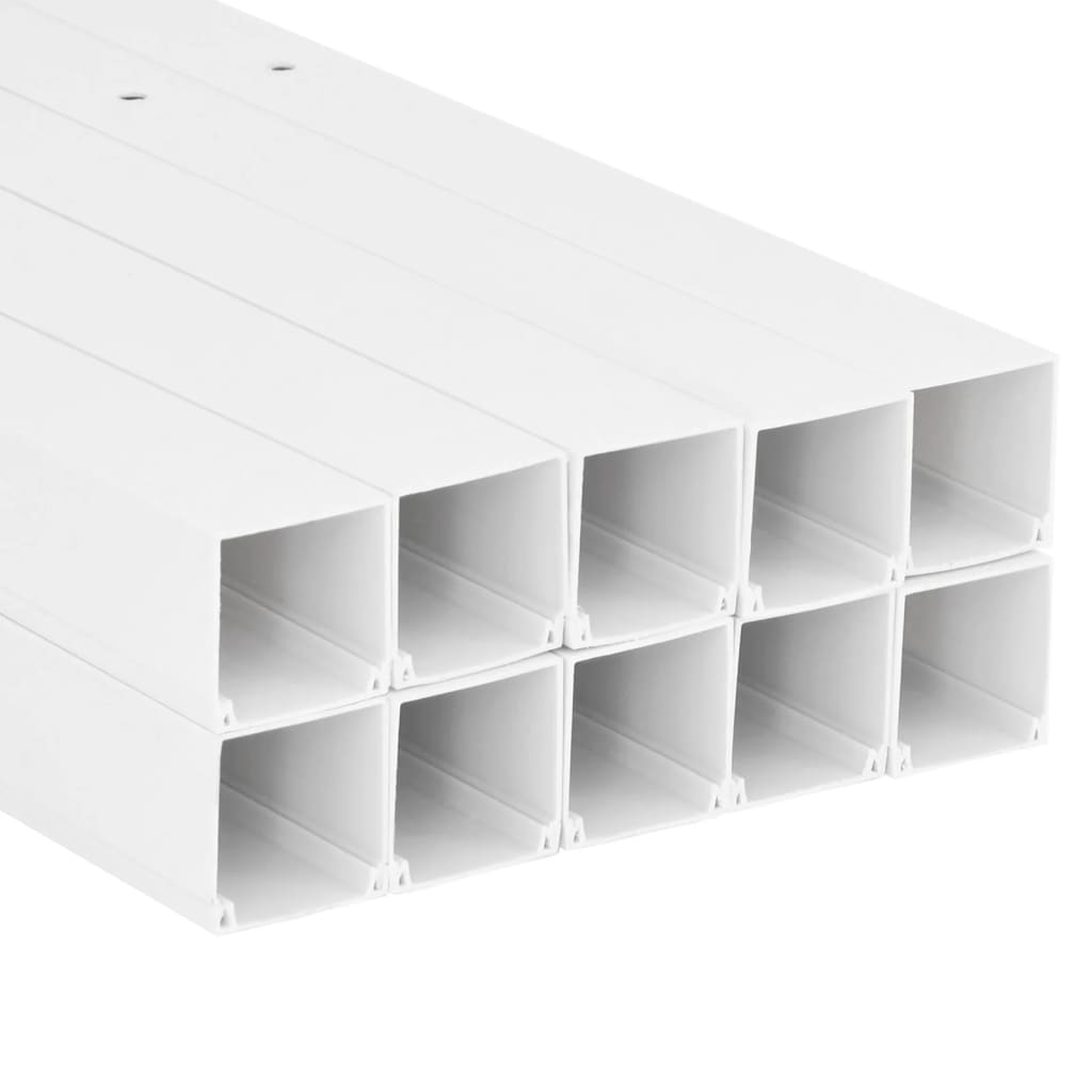 PVC kábelcsatornák 40 x 40 mm 10 m