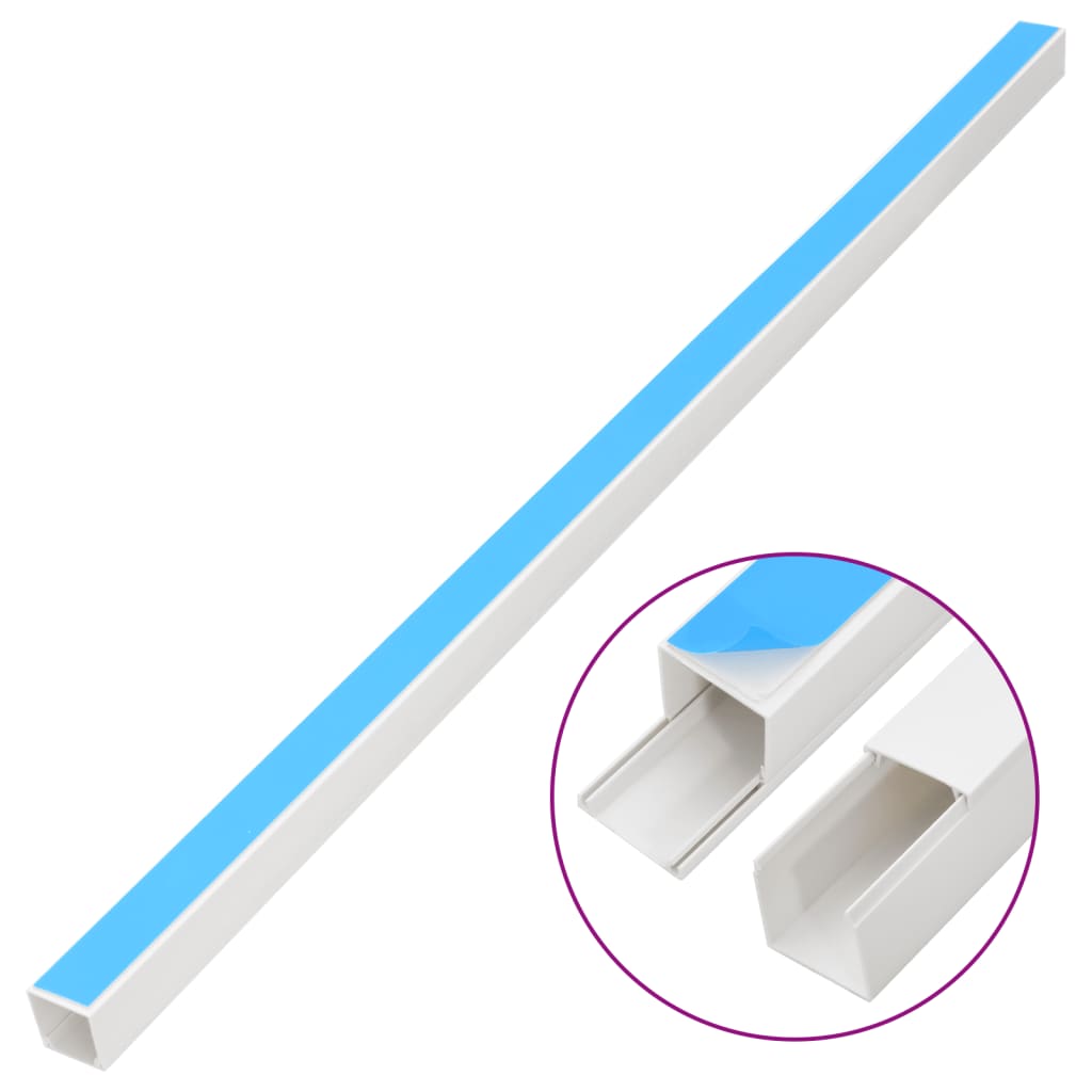 öntapadós PVC kábelcsatorna 33 x 33 mm 10 m