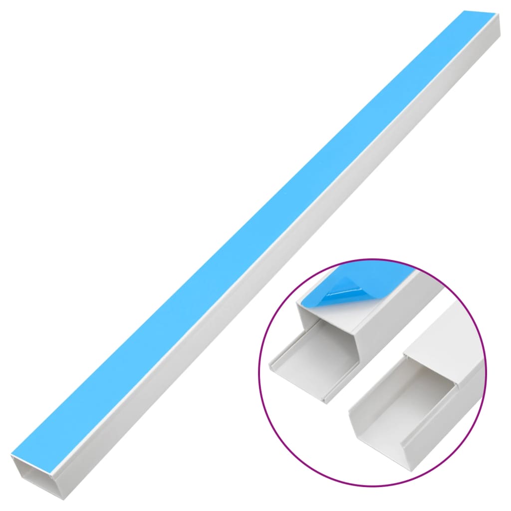 öntapadós PVC kábelcsatorna 60 x 40 mm 10 m