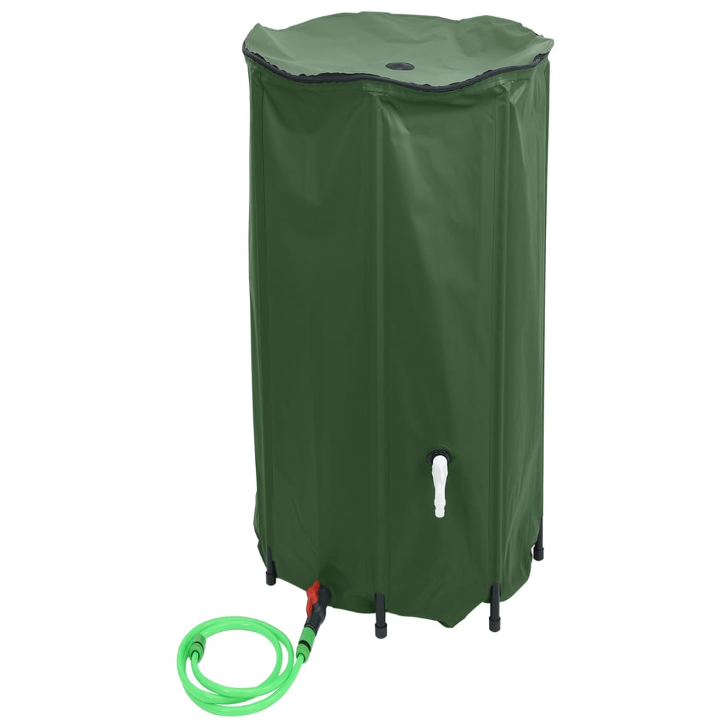 összecsukható PVC víztartály csappal 380 L