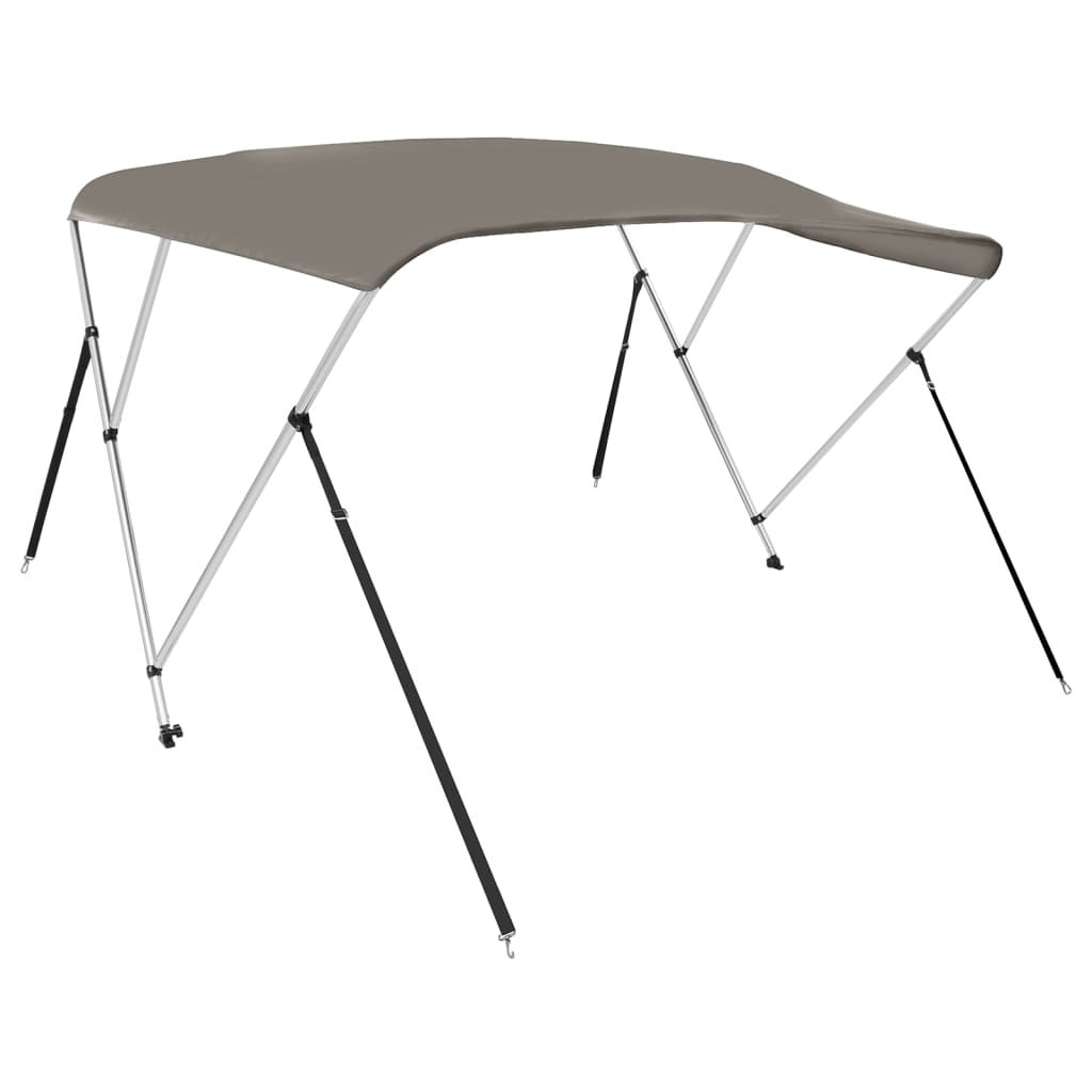 szürke háromágú bimini tető 183 x 180 x 137 cm