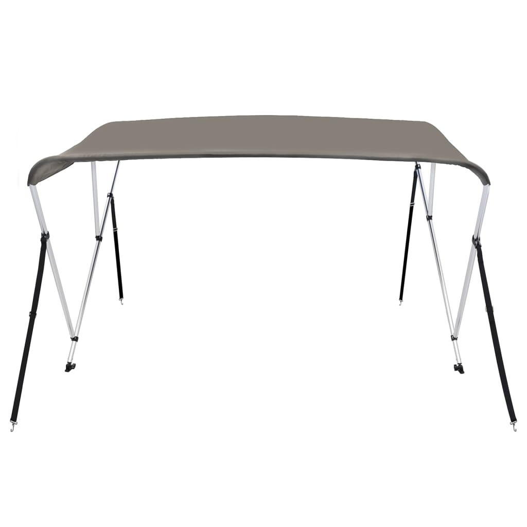 szürke háromágú bimini tető 183 x 180 x 137 cm